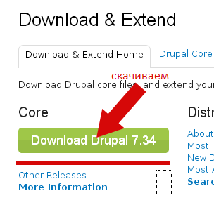 Выбор ядра Drupal