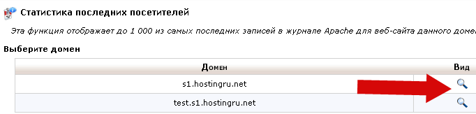Последние 1000 посетителей сайта